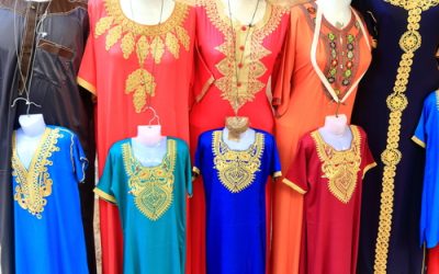 Berber,Dresses,For,Sale,In,The,Old,Medina,Of,Fes,