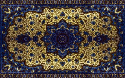 Persian,Carpet,Texture,,Abstract,Ornament.,Round,Mandala,Pattern,,Middle,Eastern